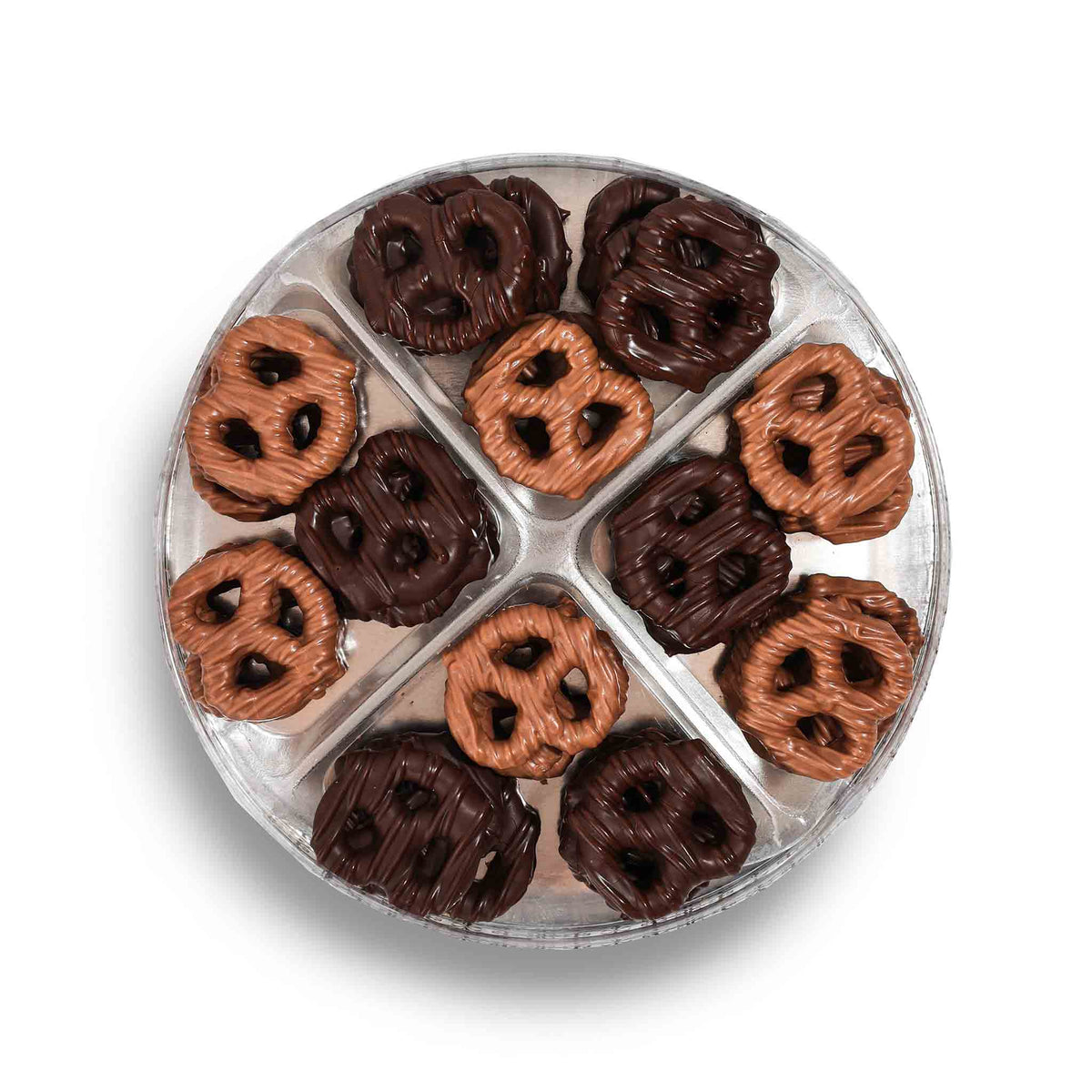 Crystal Collection Milk & Dark Pretzels  8 oz. | 36 pcs.