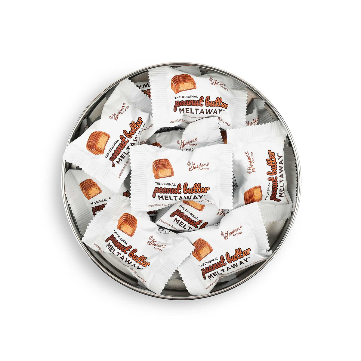 Christmas Original Peanut Butter Meltaway® Tin 16 oz. | 32 pc. 